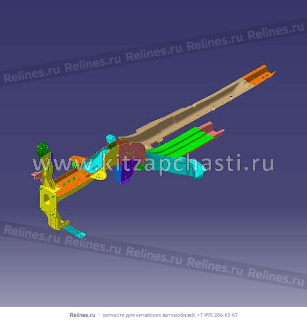 Лонжерон передний левый Chery Tiggo 2 Pro 509001104AADYJ